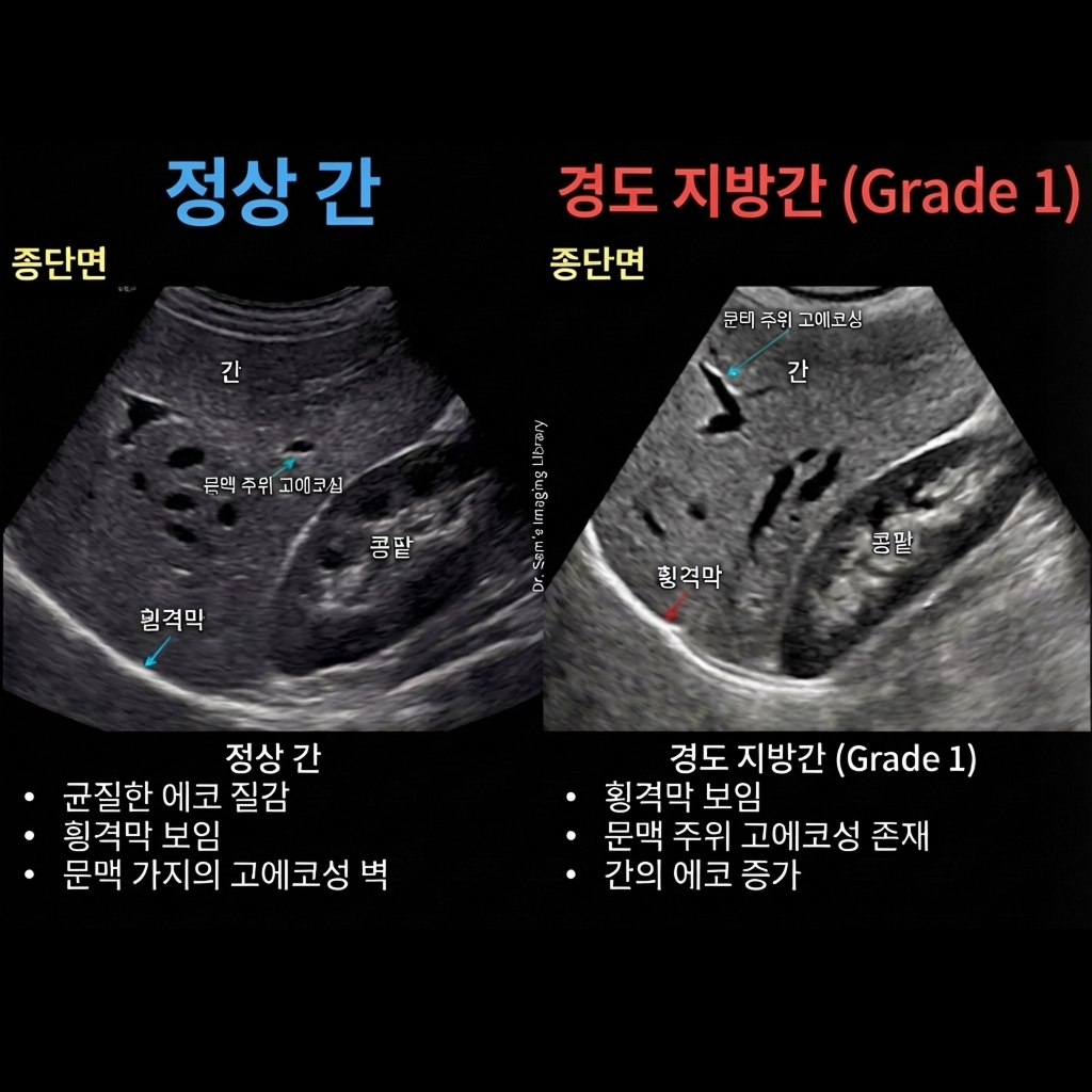 지방간과 정상간