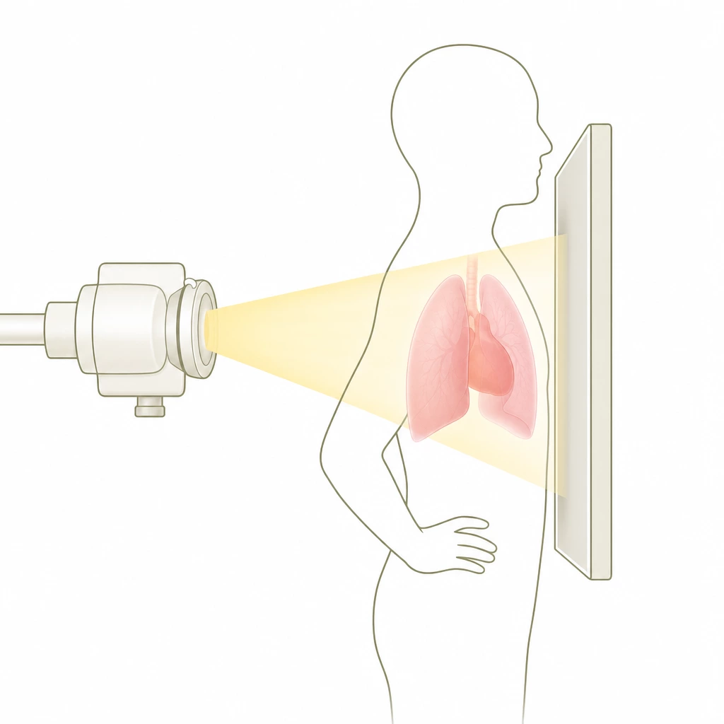 흉부 X-ray 촬영 자세