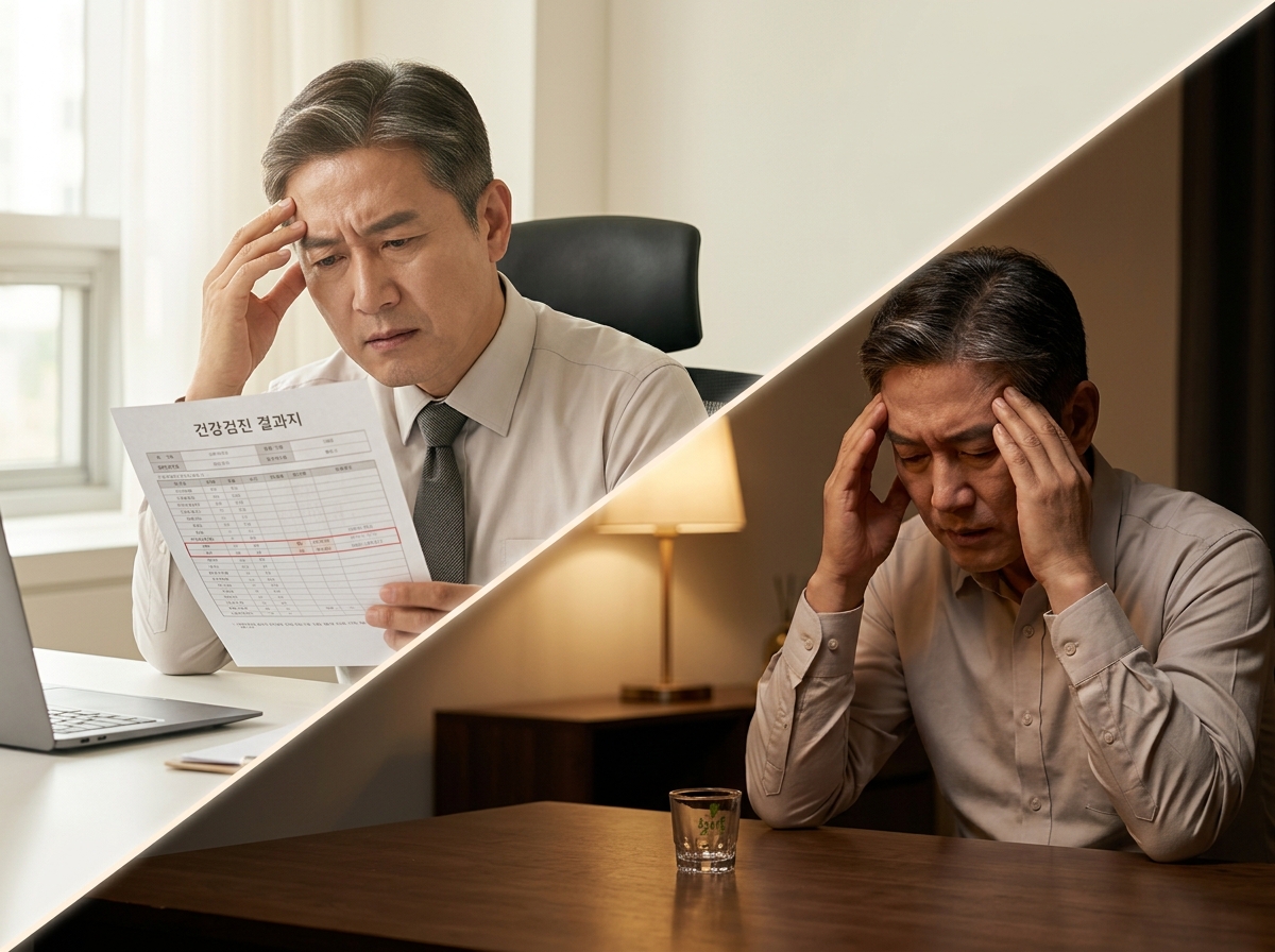 중년 직장인 남성